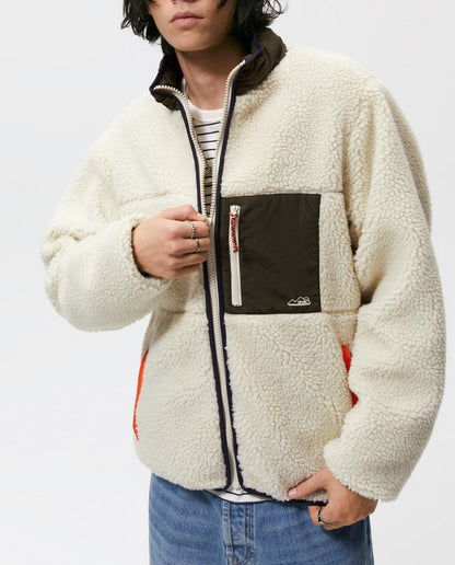 Men's Autumn And Winter Stitching Fleece Jacket Coat