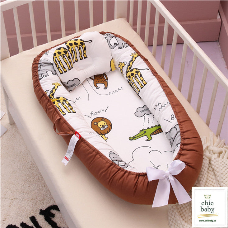 Baby Removable And Washable Bed Crib